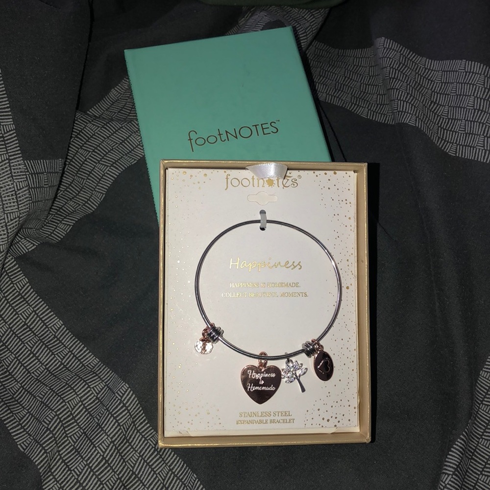 Footnote happiness bangle